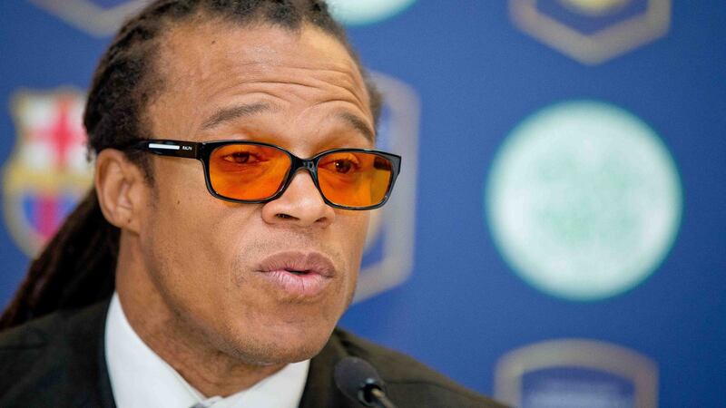 Edgar Davids was in Dublin for the launch of the International Champions Cup. Photograph: Inpho