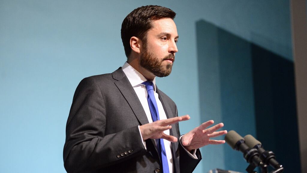 Eoghan Murphy: he and Minister for Finance Paschal Donohoe will update Cabinet colleagues on the 10-year capital plan and the new National Planning Framework at a meeting on Monday. Photograph: Cyril Byrne