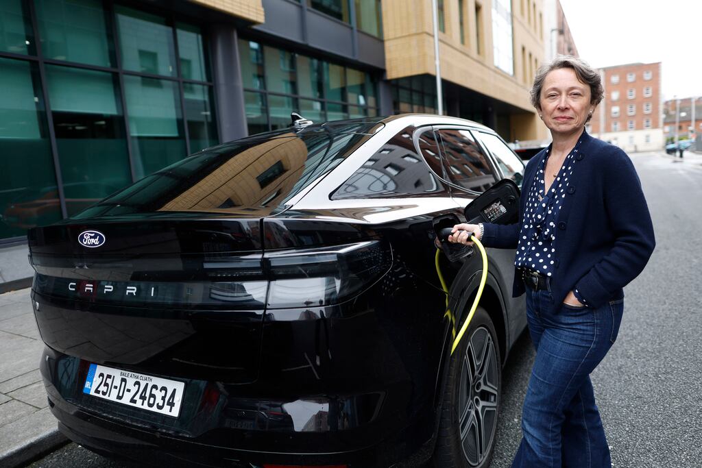 Lisa Brankin Ford UK Chair and Managing Director of Ford of Britain and Ireland at the launch of Ford Power Promise Ireland, which sees Ford install free home chargers as well as extended warranty, service and roadside assistance.