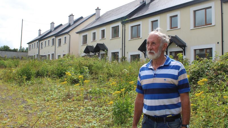 Peadar O’Callaghan, chairman of Boherbue Community Development Association, at The Beeches “ghost estate” in Co Cork. Photograph: Simon Carswell