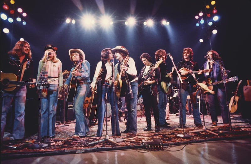 Rolling Thunder Revue: the full line-up. Photograph: Ken Regan/Netflix