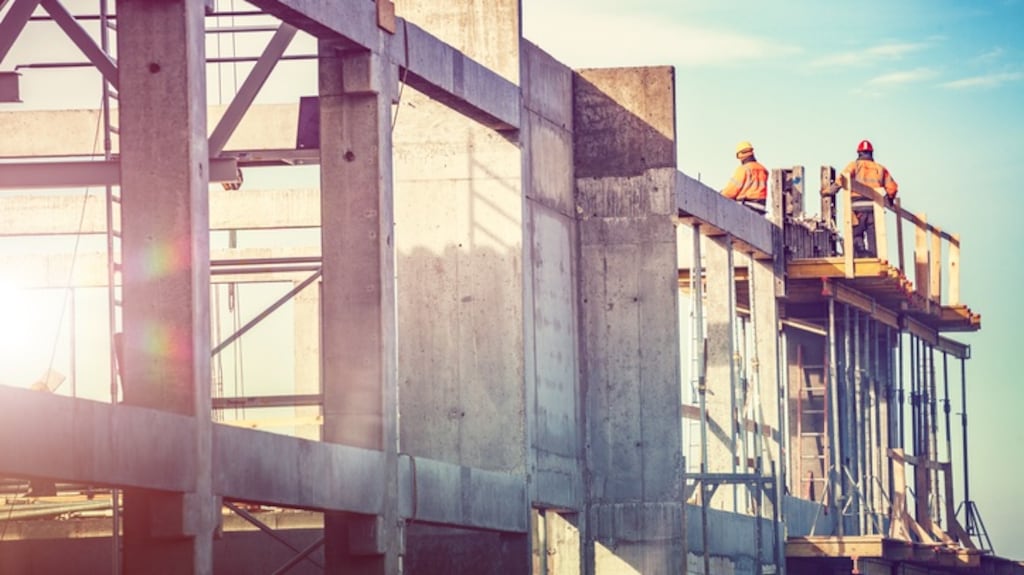 The construction sector employs not far off 150,000 people directly and a significant number will now have no work. Photograph: iStock