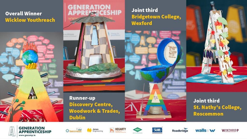 Wicklow Youthreach has been named winner of the second level Generation Apprenticeship competition.