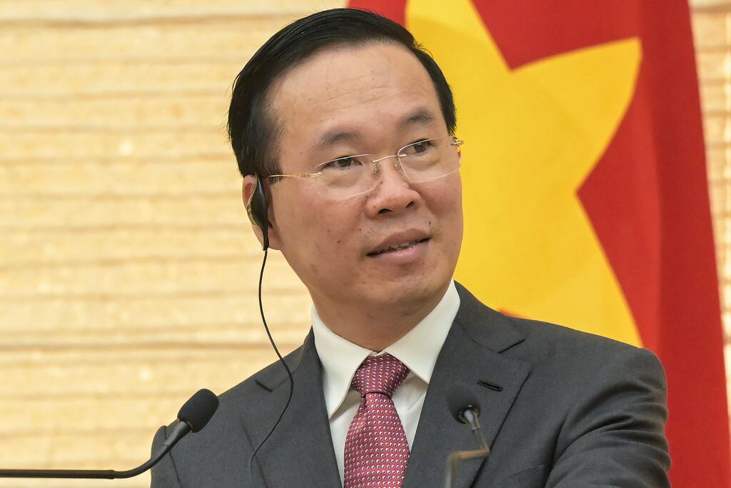 Vietnam's president, Vo Van Thuong, has stepped down after little more than a year in office. Photograph: Richard A Brooks/AP