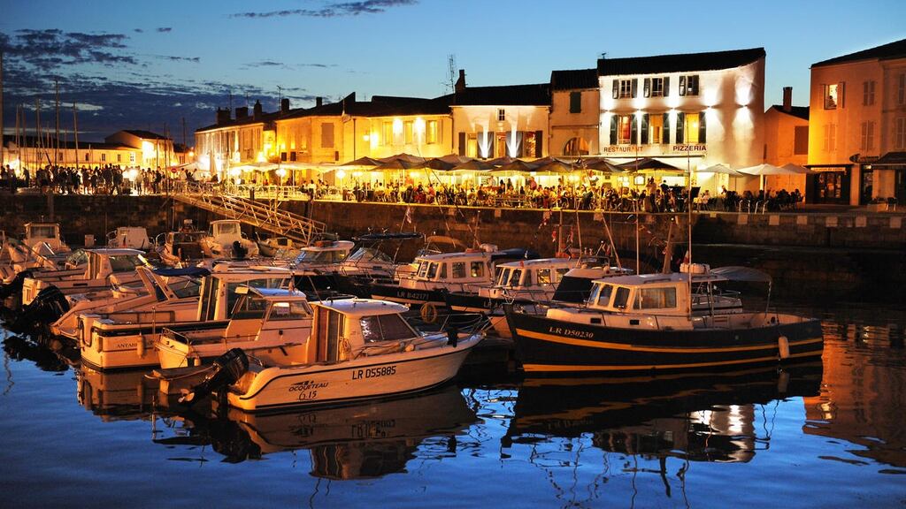 The town of St Martin de Re would be a good place to base yourself in France