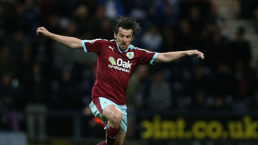 Joey Barton will sign for Burnley on a deal until the end of the season. Photograph: Martin Rickett/PA Wire.
