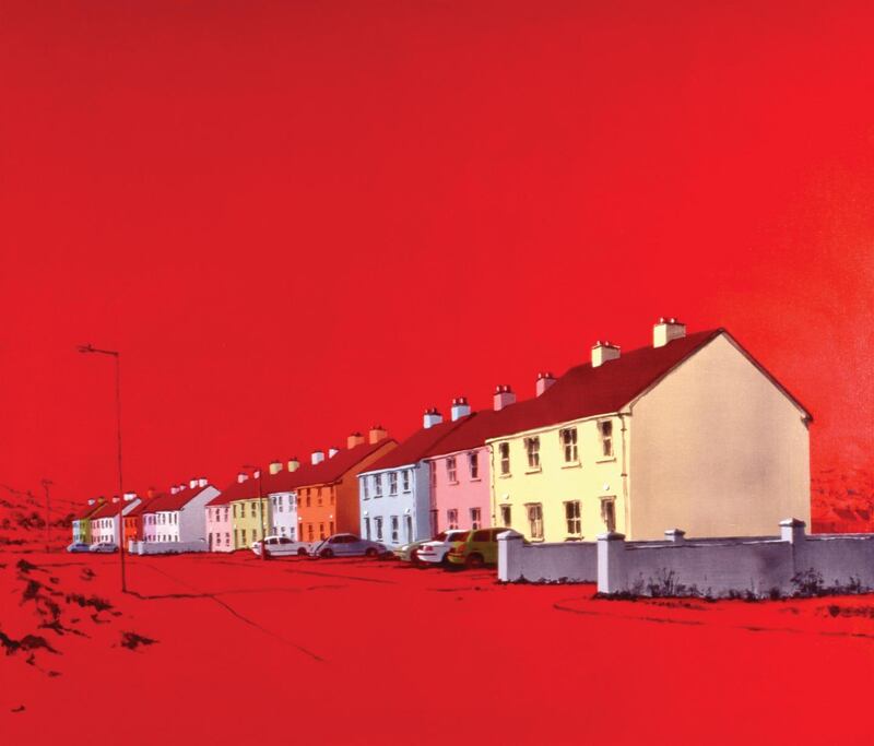 Red Terrace (2003) by Graham Crowley