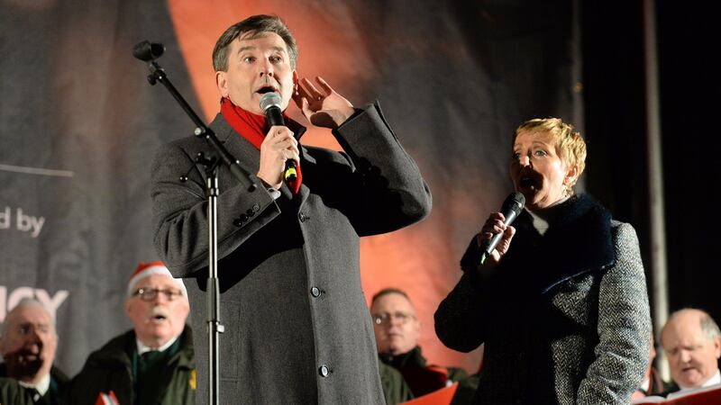Daniel O’Donnell and his wife Majella pictured last year. File photograph: Dara Mac Dónaill