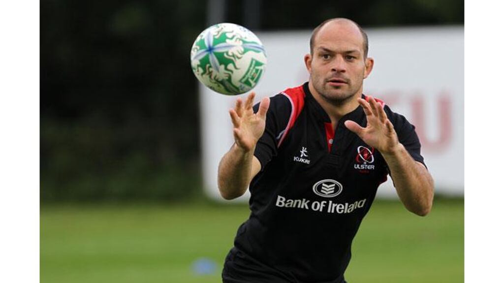 Ulster captain Rory Best returns to action for his province and will line-out in the frontrow alongside BJ Botha and Ireland team-mate Tom Court against the Scarlets tomorrow night. Photograph: Whilliam Cherry/Inpho/Presseye