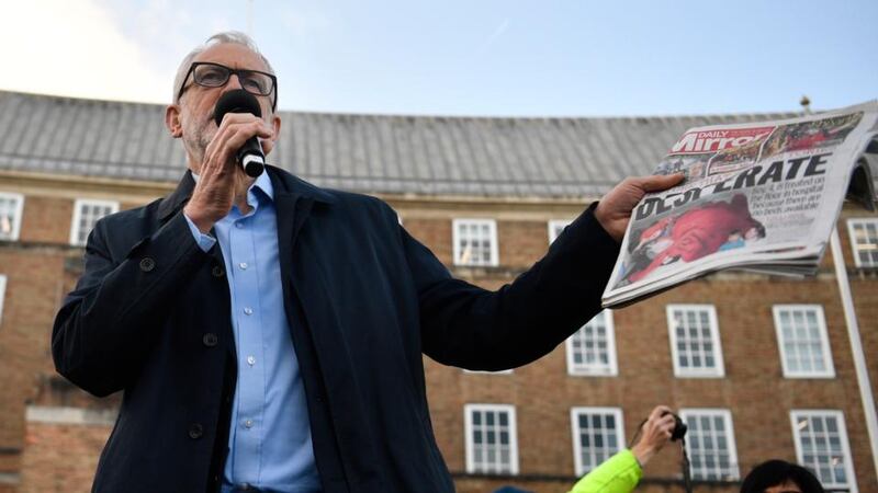 If rescue comes from the so-called Corbynistas, it will be a miracle of magnanimity. Photograph: Neil Hall/EPA