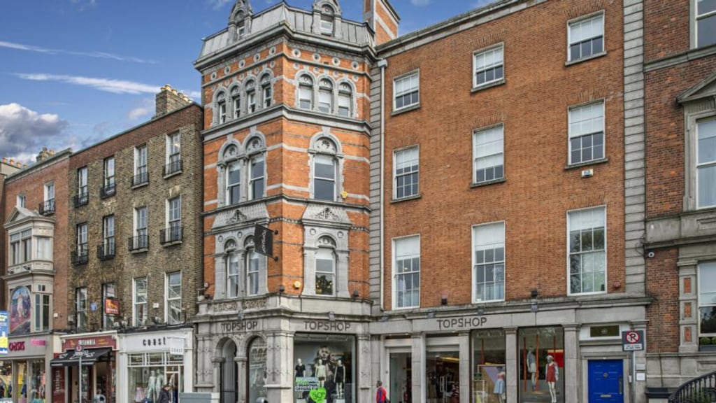 The 13 institutional grade properties in the Salix fund includes Topshop at St Stephen’s Green.