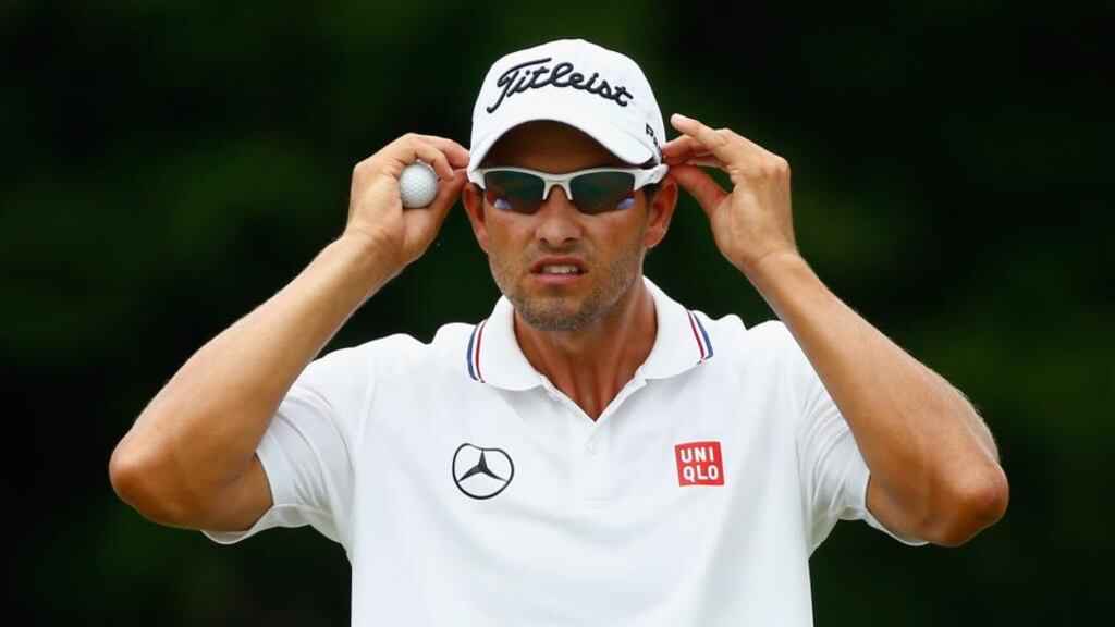 Adam Scott will finally follow in the footsteps of Australian compatriot Greg Norman and become world number one when the updated rankings are released on Monday. Photograph: Sam Greenwood/Getty Images