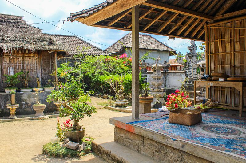 The design of traditional homes in Bali is incredibly detailed. Photograph: Aurore Kervoern/Getty Images