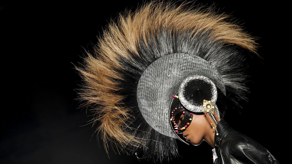 One of Philip Treacy’s hats. Photograph: Jonathan Short/AP Photo