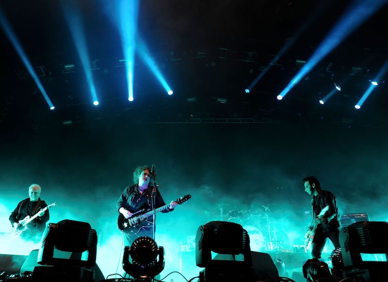 The Cure performing at Electric Picnic festival in 2012. Photograph: Dave Meehan/The Irish Times