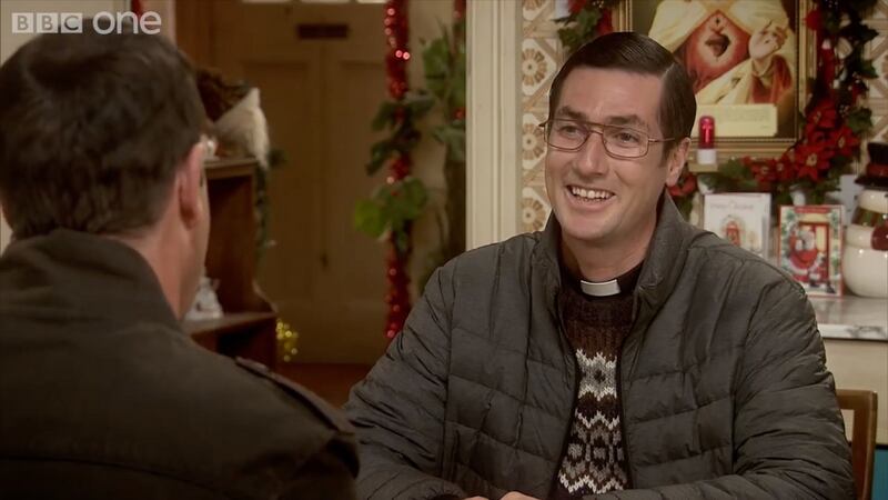 Martin Delaney, who plays Fr Trevor Brown