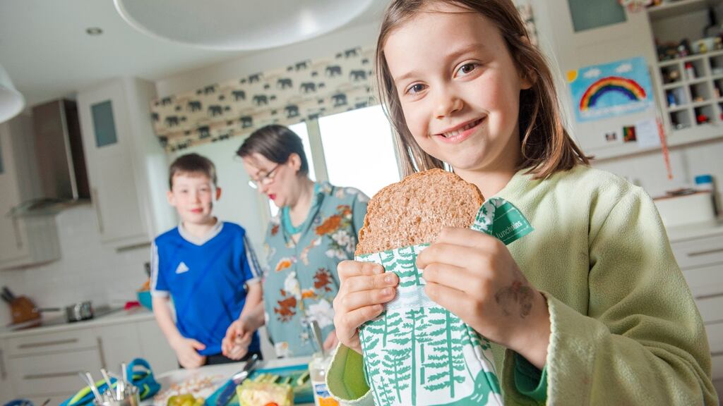 Bethan O’Riordan with her children Finlay (7) and Ruby (6) in Whitechurch, Co Cork. Photograph: Daragh McSweeney/Provision