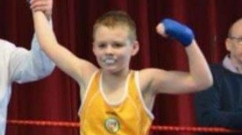 Eoin Hamill (13) who died following the collision. Photograph: PSNI