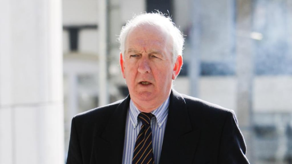 Banking expert Tom Reid outside court yesterday. Photograph: Courtpix