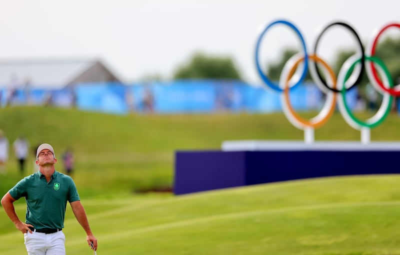 Ireland’s Rory McIlroy on the 18th at the Olympics. Photograph: James Crombie/Inpho