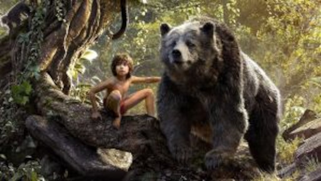 Bear essentials: Neel Sethi as Mowgli with Baloo (voiced by Bill Murray) in The Jungle Book