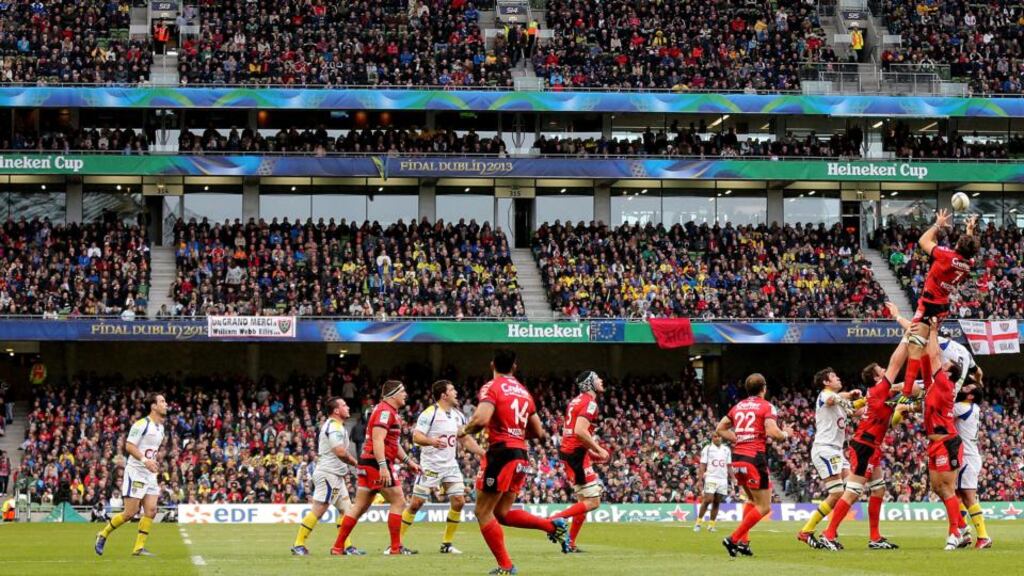 With the money the big French have at their disposal, the 2013 Heineken Cup final will not be the last time two Top 14 giants like Clermont-Auvergne and Toulon will contest an elite European final. Photograph: James Crombie/Inpho