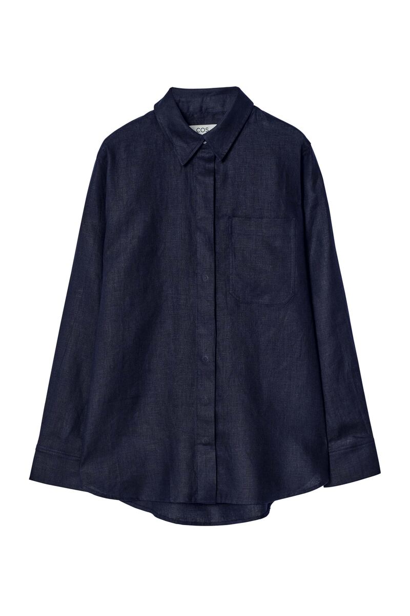 Dark denim shirt, €79, Cos