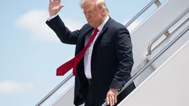 Trump defends his stewardship as infection rates rise in several states