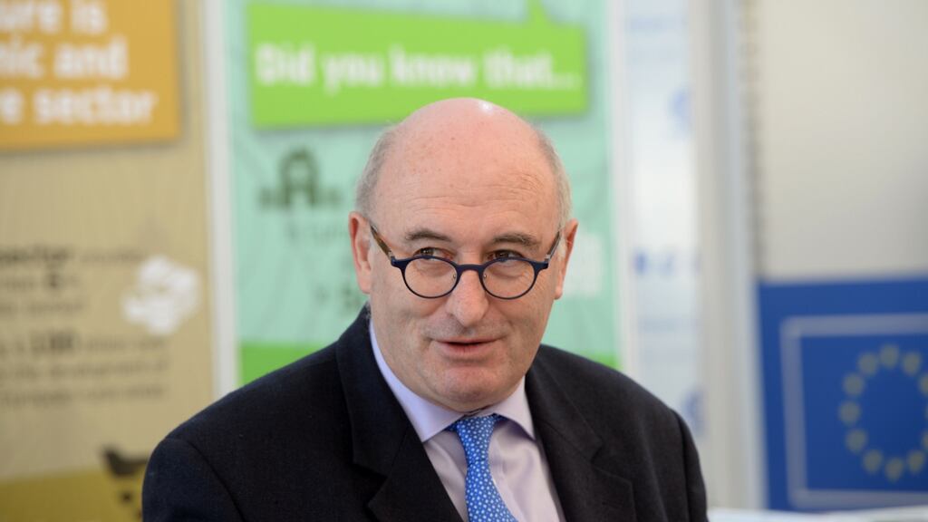 Phil Hogan, European Commissioner for Agriculture and Rural Developmenton, said: “What becomes more obvious day-by-day is that the Brexiteers are hooked on brinkmanship – and have been since the beginning”. File photograph: Alan Betson
