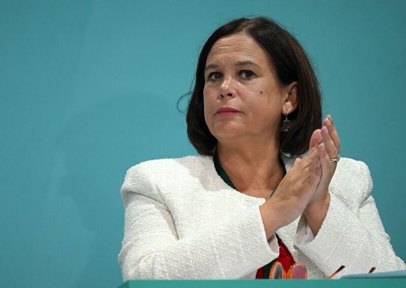 Sinn Féin leader Mary Lou McDonald said on Monday that Brian Stanley had rejected what was being alleged against him in a complaint made by a party member. Photograph: Charles McQuillan/Getty Images