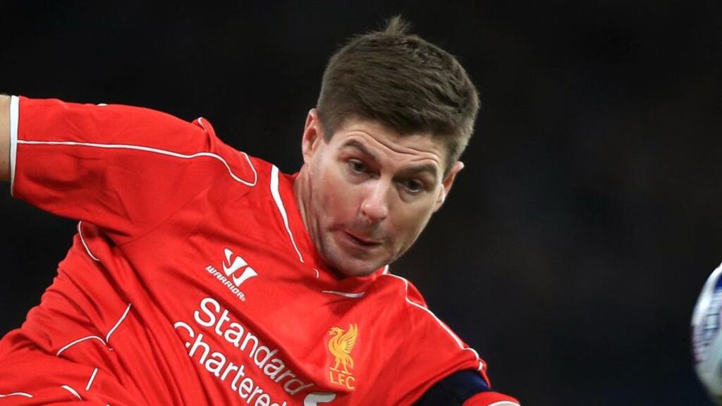 Liverpool boss Brendan Rodgers has said club captain Steven Gerrard isn’t guaranteed a return to the first team. Photograph: PA