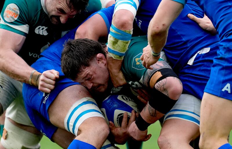 Ireland's Andrew Porter. Photograph: Matteo Ciambelli