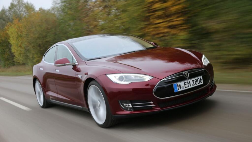 Tesla’s Model S, priced from $71,000 (€52,000), has a five-star rating for crashworthiness.