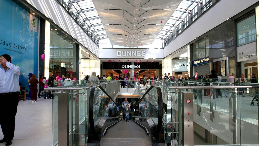 The Charlestown shopping centre is off the M50 at Finglas in north Dublin