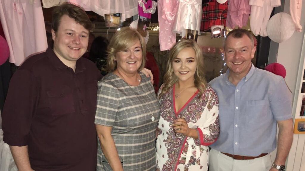 The Murphy family (left to right): Glen, Jackie, Jess and Robbie. Photograph: Jackie Murphy