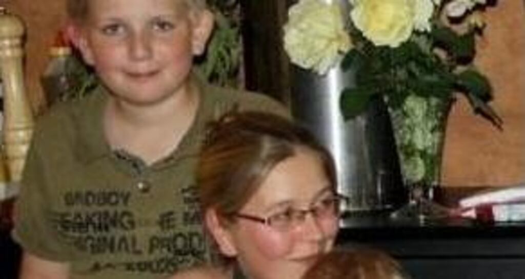 Maria O’Shea with her son Soren (11). Soren was killed in the crash in Denmark in July of this year, along with siblings Saoirse (9) and Conor (3).