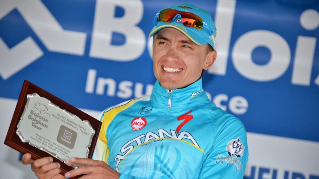 Astana cyclist Valentin Iglinskiy has tested positive for EPO. Photograph: David Stockman/AFP/Getty Images