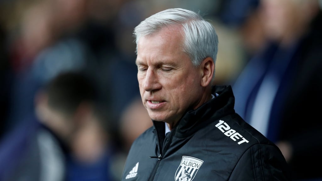 West Brom have fired manager Alan Pardew. Photograph: Ed Sykes/Reuters