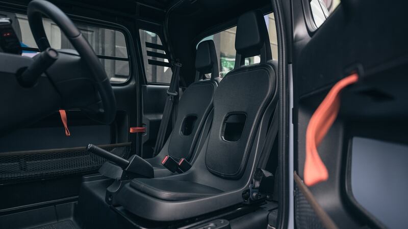 The seats are as unyielding as those you remember from school, so you’ll get bum-ache within minutes