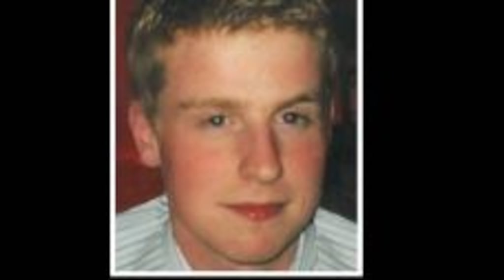 Fintan Treanor (20) was struck by a vehicle while walking home from a night out in Castleblaney in the early hours of June 26th 2011. Photograph: Crimestoppers