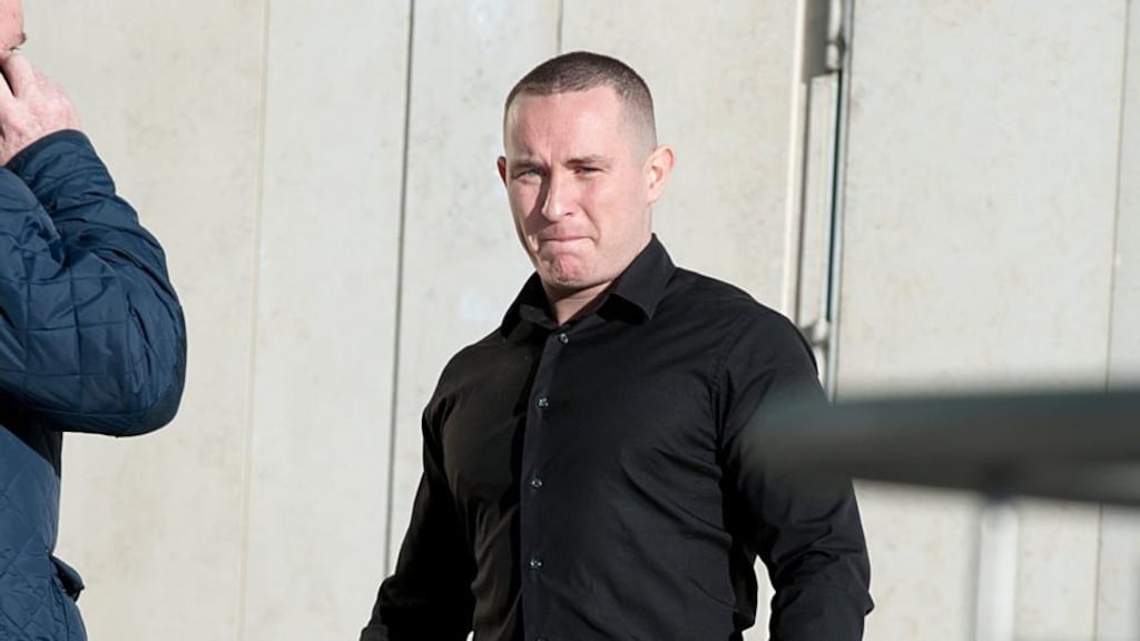 Paul Gibbons leaving Dublin Circuit Criminal Court. Photograph: Court Collins