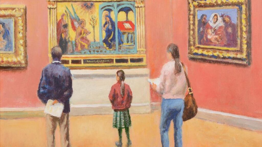 The Angelus by Sean McDermott, €400-€500 at O’Driscoll’s Art Auction