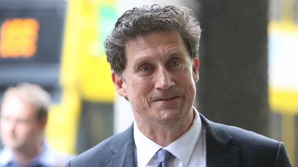 Green Party leader Eamon Ryan arriving at the Department of Agriculture for talks on the formation of a government. Photograph: Gareth Chaney/Collins