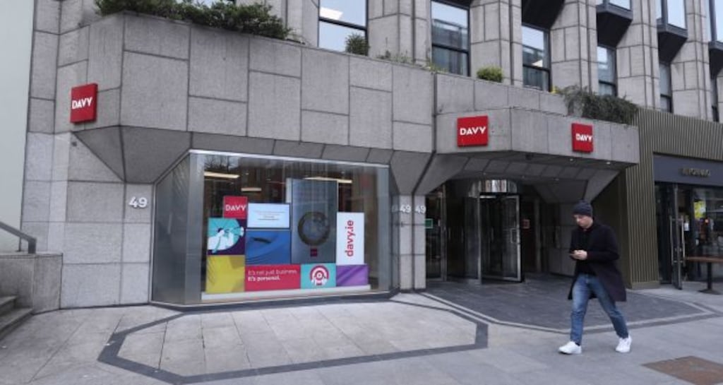 Embattled stockbroker Davy.