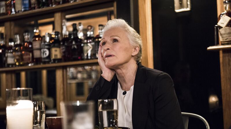 Glenn Close: the actor is angry about the “horrible pressure, the awful expectation put on a woman when a powerful, egotistical, entitled bully expects sexual favors in exchange for a job”. Photograph: George Etheredge/New York Times