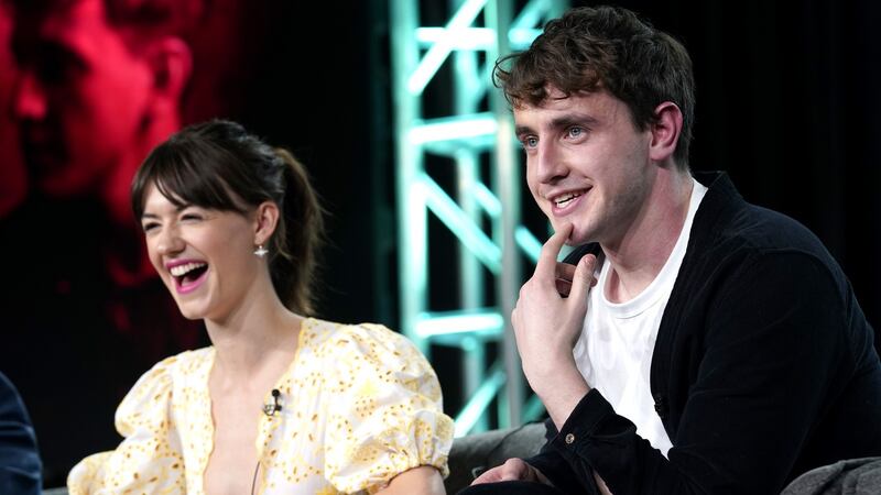 Daisy Edgar-Jones and her Normal People co-star Paul Mescal. Photograph: Erik Voake/Getty Images for Hulu