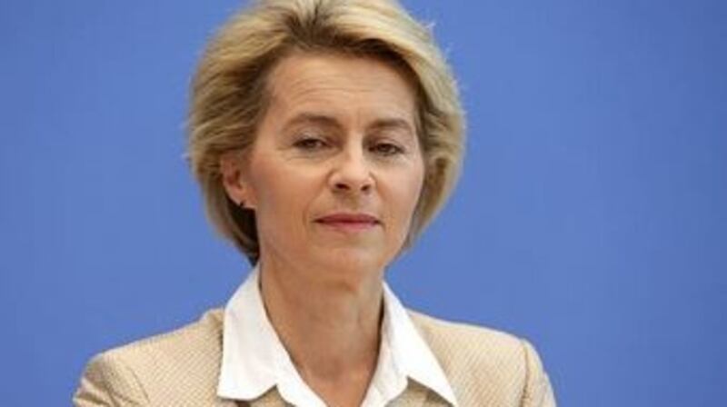 Ursula Von Der Leyen: she may be trying to pressurise the UK over vaccine-sharing and other issues. Photograph: Getty Images