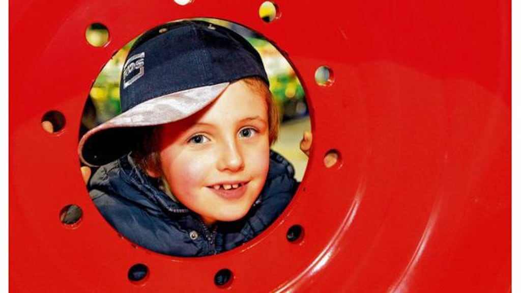 Aaron Trench, Garryduff, Claremorris, Co Mayo at the Farm Machinery Show in Punchestown, Co Kildare. photograph: carol dunne