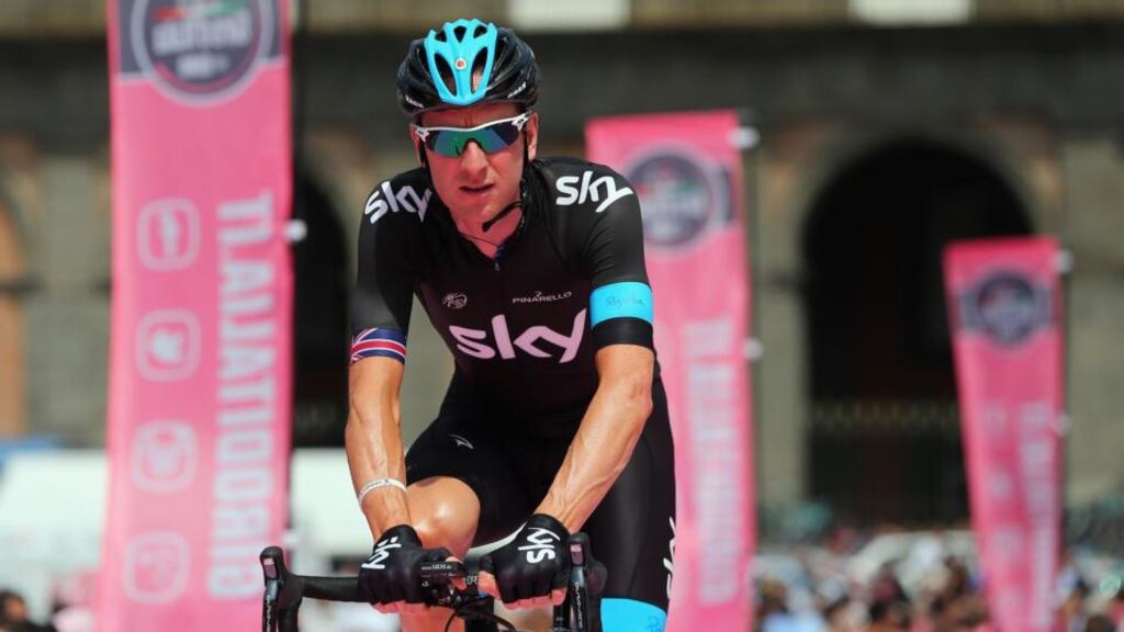 Bradley Wiggins has been forced to withdraw from the Giro d’Italia because of a chest infection. Photograph: Bryn Lennon/Getty Images