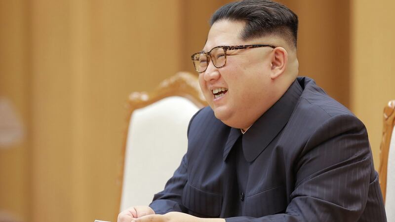 North Korean leader Kim Jong-un: It was the highest level meeting between the two countries since 2000, when then secretary of state Madeleine Albright met with Kim Jong-il. Photograph: KCNA VIA KNS/AFP/Getty Images